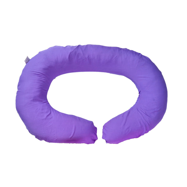 Siroki Bond C-shape PurplePragnancy Pillow with Cover