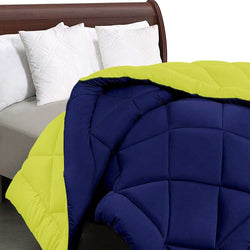 Siroki Bond Yellow and Blue Bed Summer Comforter