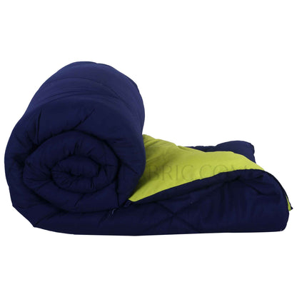 Siroki Bond Yellow and Blue Bed Winter Comforter