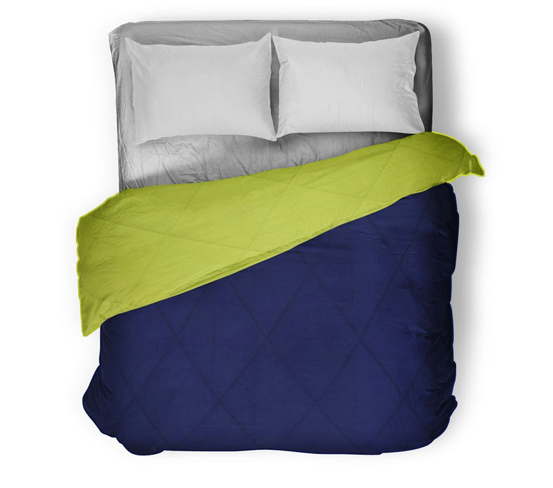 Siroki Bond Yellow and Blue Bed Summer Comforter