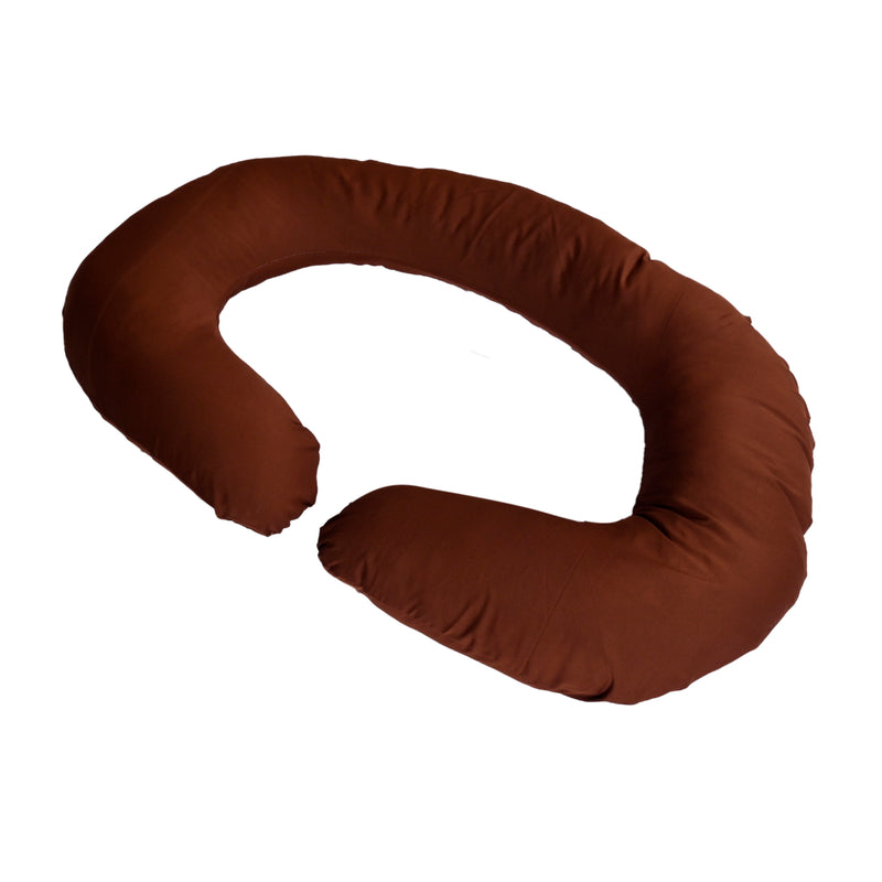 Siroki Bond C-shape BrownPragnancy Pillow with Cover