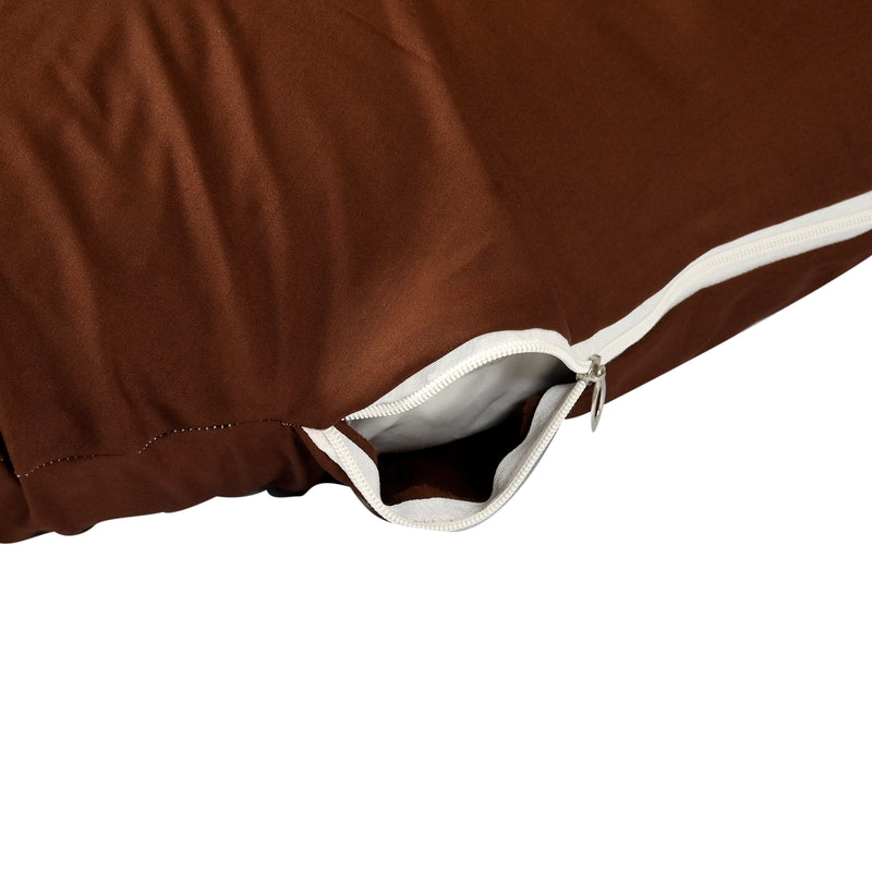 Siroki Bond C-shape BrownPragnancy Pillow with Cover