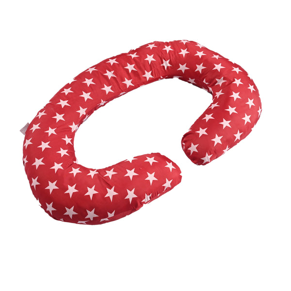 Siroki Bond C-shape Red Star Pragnancy Pillow with Cover