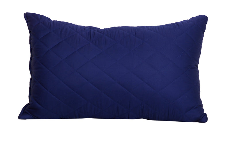 Siroki Bond Quilted Navy Blue Microfiber Sleeping Pillow