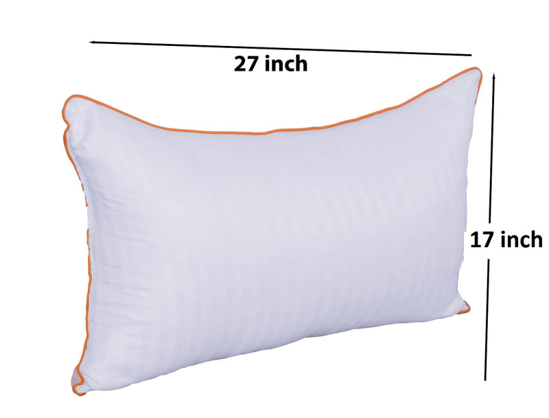 Siroki Bond Cozy Orange Microfiber Sleeping Pillow