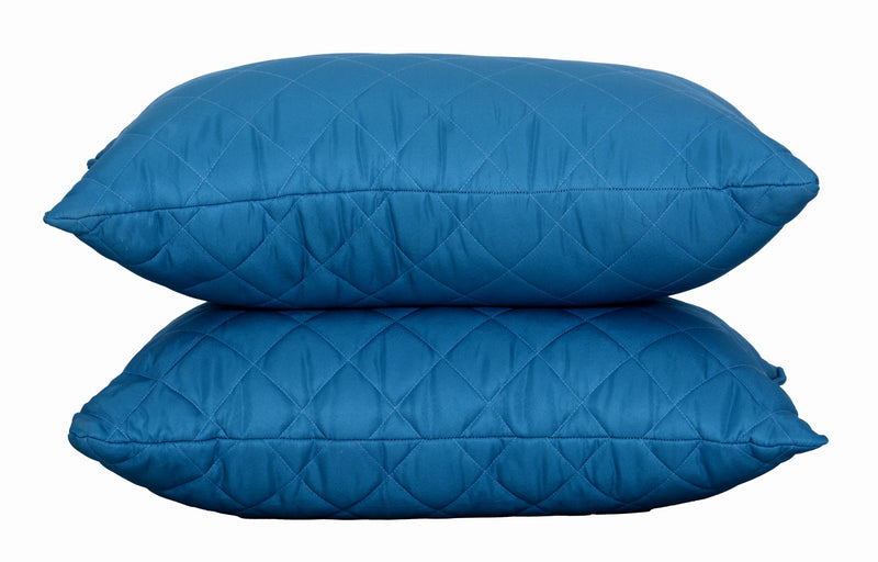 Siroki Bond Quilted Aqua Microfiber Sleeping Pillow