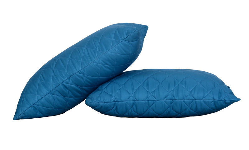 Siroki Bond Quilted Aqua Microfiber Sleeping Pillow