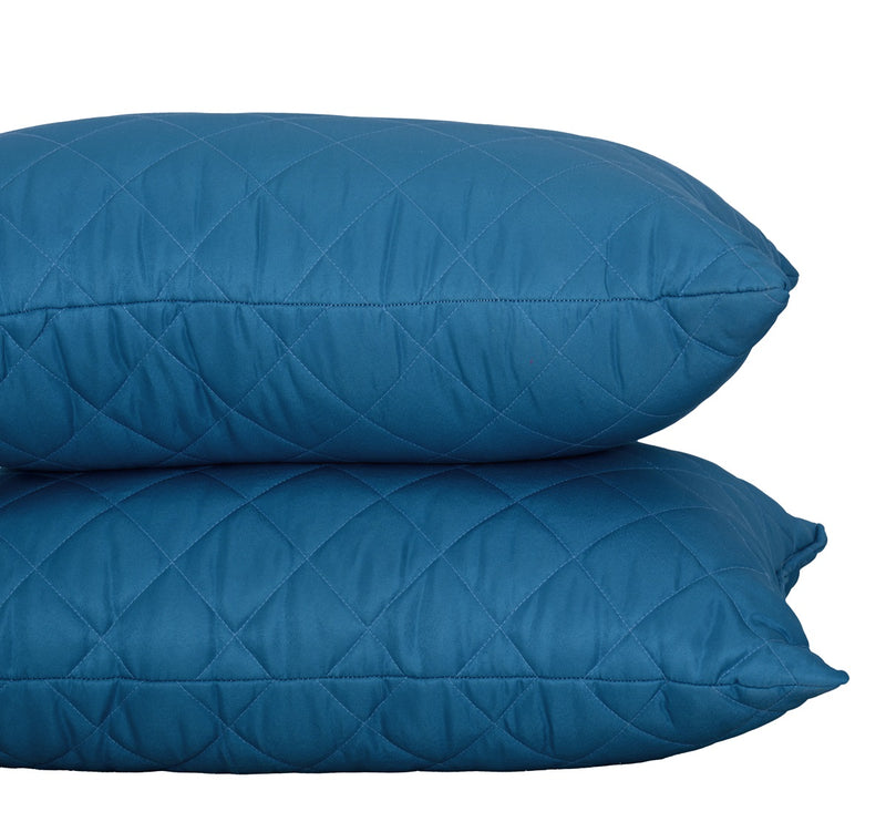 Siroki Bond Quilted Aqua Microfiber Sleeping Pillow