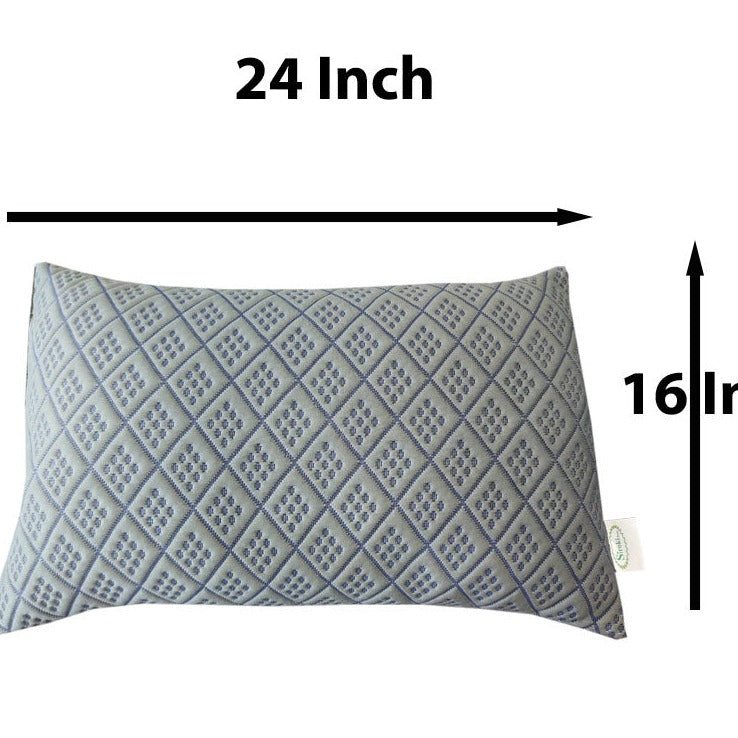 Siroki Bond  Gray Premium knitted fabric Sleeping Pillow