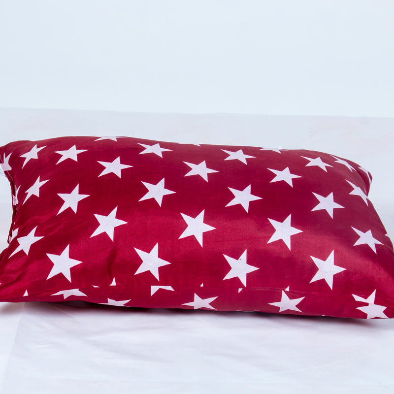 Siroki Bond Red Star Printed Pillow