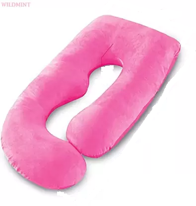 Siroki Bond Microfiber  Velvet Pregnancy Pillow J Shape