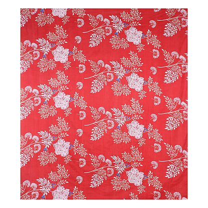 Siroki Bond Red Printed Pillow Cover (17*27)