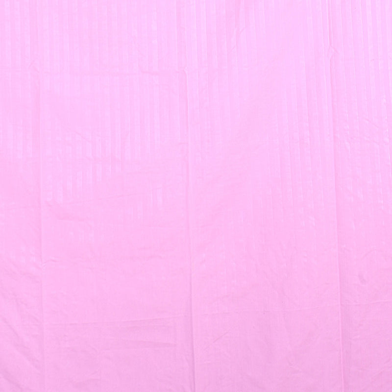 Siroki Bond Fitted Pink Solid Double Bed Cotton Bedsheet