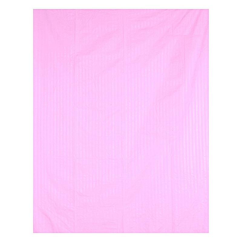 Siroki Bond Fitted Pink Solid Double Bed Cotton Bedsheet