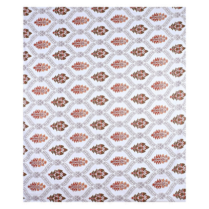 Siroki Bond Premium  Brown Printed Pillow Cover (17*27)