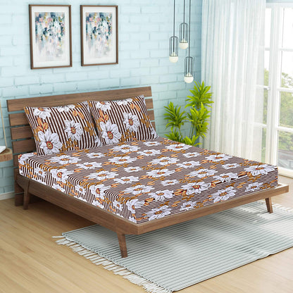Siroki Bond Premium  Olive Printed Pillow Cover (17*27)