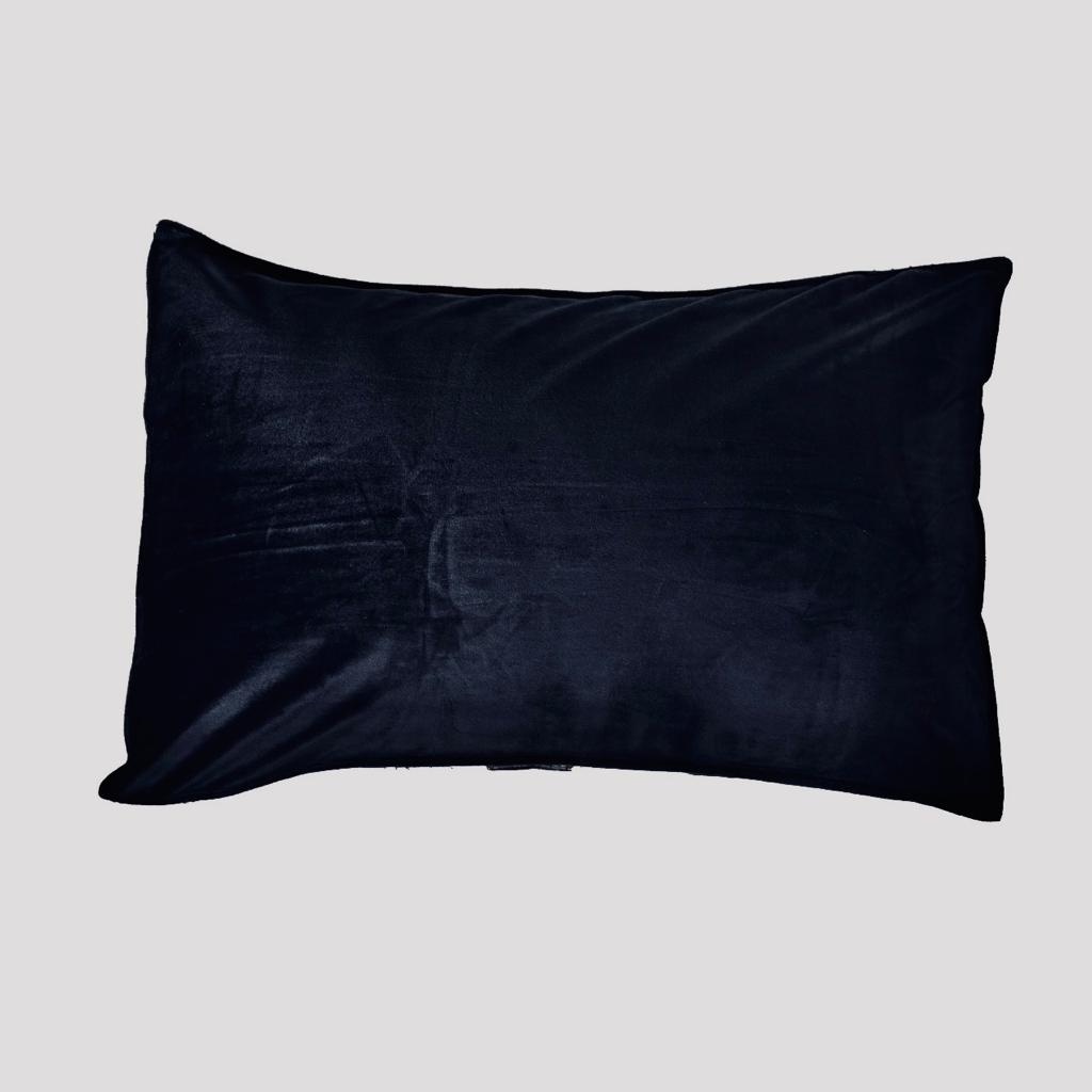 Siroki bond Velvet Soft Black Sleeping Vlevet Pillow