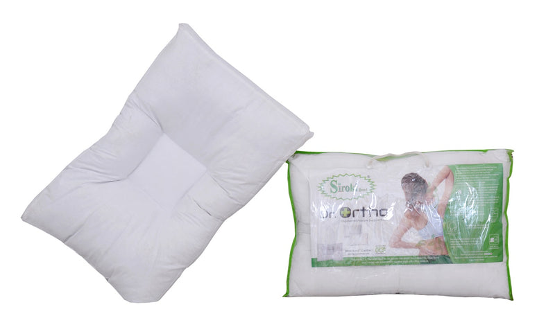 Siroki Bond Ortho Microfiber Sleeping pillow With Cover Case
