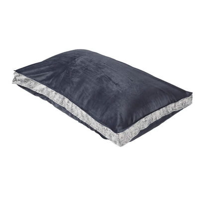 Siroki bond Soft Grey Sleeping Velvet Pillow with Cover