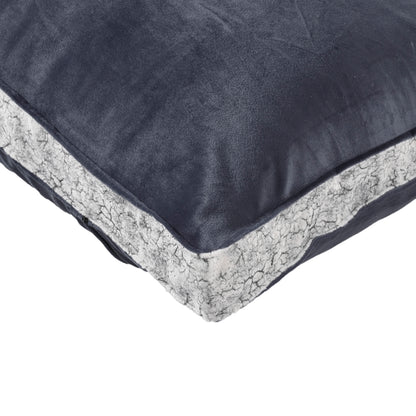 Siroki bond Soft Grey Sleeping Velvet Pillow with Cover