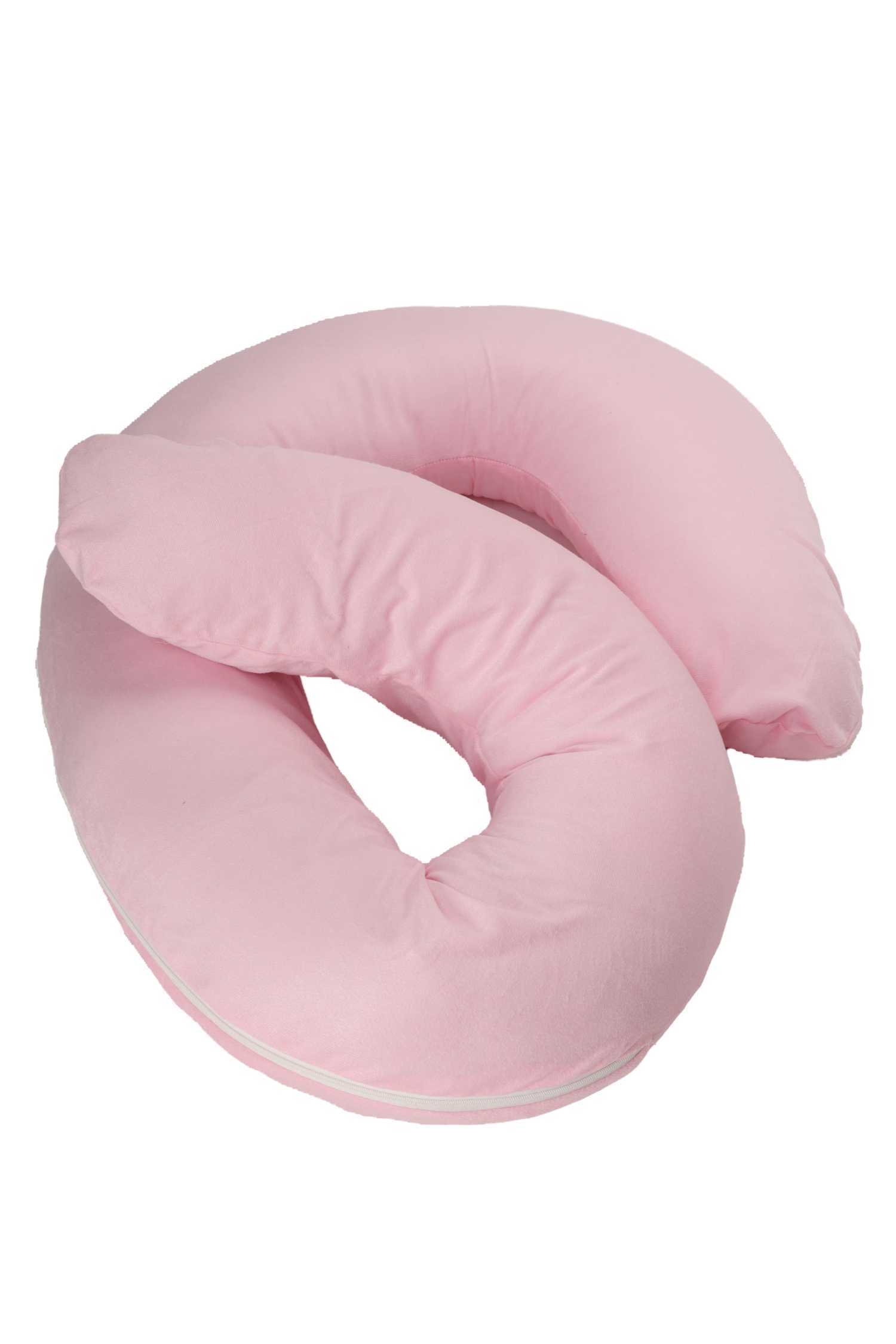 Siroki Bond Red Velvet C-Shape Pregnancy Pillow with Cover