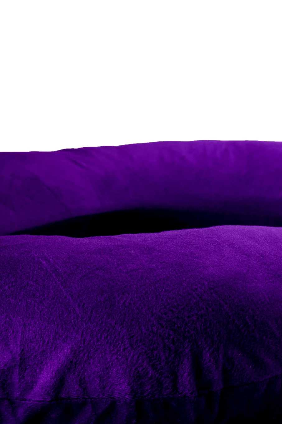 Siroki Bond Red Velvet C-Shape Pregnancy Pillow with Cover