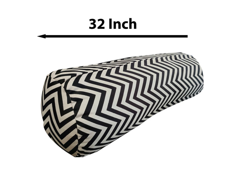 Siroki Bond Black Zig Zag Bolster Pack of 2