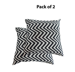 Siroki Bond Black Zigzag Cushion