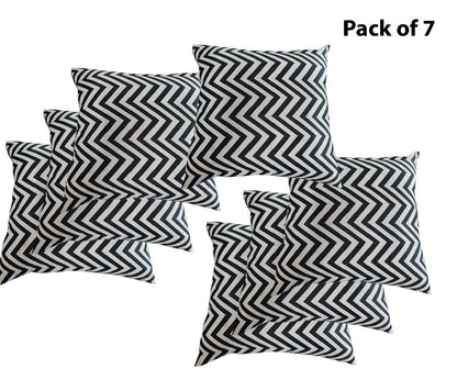 Siroki Bond Black Zigzag Cushion