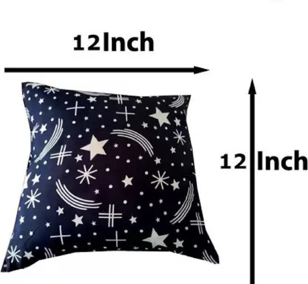 Siroki Bond Blue Star Printed Cushion