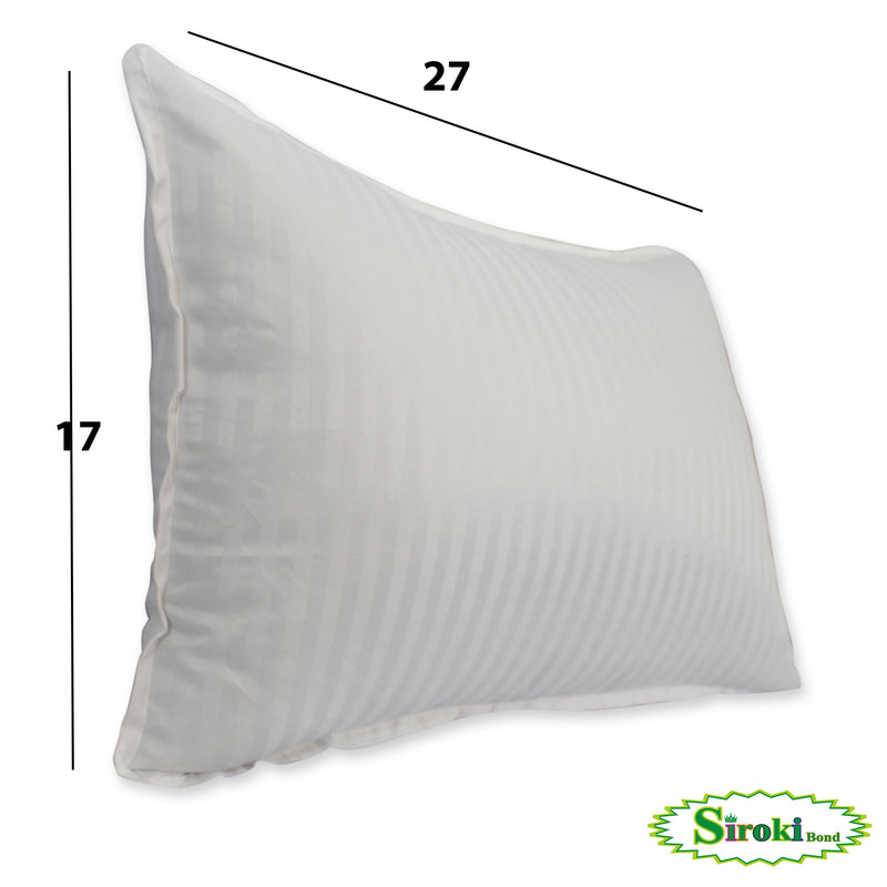 Siroki Bond Satin Micro Fiber Vacuum Packing Large Sleeping Pillow Pack